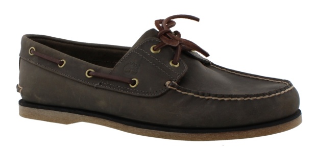 TIMBERLAND AUTHENTIC HANDSEWN 3-EYE BOAT SHOE FOR MEN IN BROWN